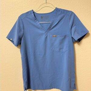 Figs Women's Blue Catarina Scrub Top